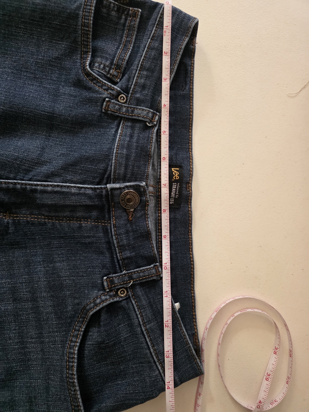 Lee Women's Straight-Leg Jeans in Dark Blue - Picture 6 of 9
